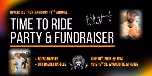 Riverside's 11th Annual Time to Ride Party & Fundraiser