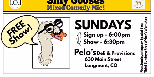 Silly Gooses: Mixed Comedy Mic — Pelo's Deli and Provisions