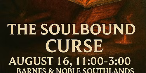 Book Signing for The Soulbound Curse