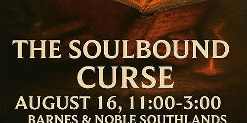 Book Signing for The Soulbound Curse