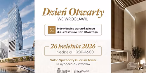 Dzie\u0144 Otwarty Quorum Tower we Wroc\u0142awiu