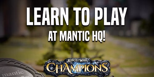Learn to play Kings of war Champions and Epic Warpath