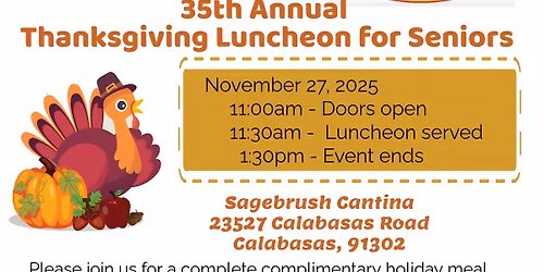 35th Annual Thanksgiving Luncheon for Seniors