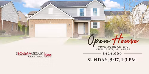 OPEN HOUSE: 7975 Jordan Court, Ypsilanti