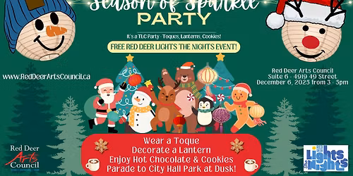 Season of Sparkle Party - part of Red Deer Lights the Nights!