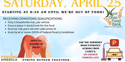 Mobile Food Pantry - Free Food Distribution at Shawnee United Methodist Church