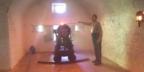 Cannon Firing in the North Caponier