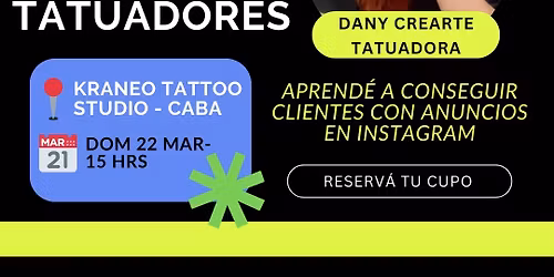 Seminario Meta Ads para tatuadores