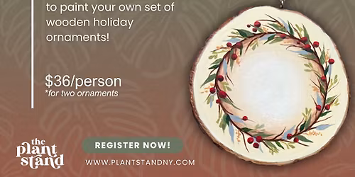 Holiday Ornament Painting Workshop