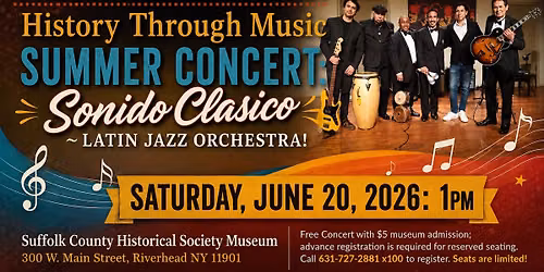 Summer Concert: Sonido Clasico - Latin Jazz Orchestra