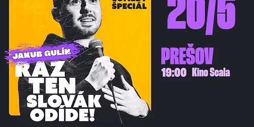 JAKUB GUL\u00cdK - RAZ TEN SLOV\u00c1K OD\u00cdDE V PRE\u0160OVE