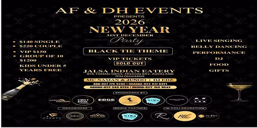 2026 New Year\u2019s Eve Black-Tie Event