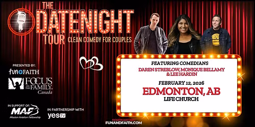 The DATENIGHT Tour | Edmonton, Alberta - Thu. Feb 12, 2026 7:30pm - 9:30pm