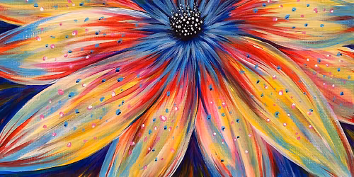 Norfolk Paint Parties "Fantasy Flower"