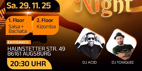 EASYDANCE HOT SALSA-BACHATA-KIZOMBA NIGHT AUF 2 AREAS