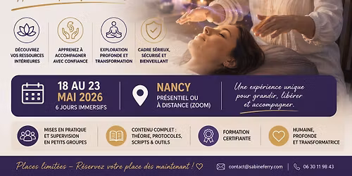 Nancy | Formation certifiante en Hypnose Spirituelle & R\u00e9gressive \u2013 6 jours immersifs