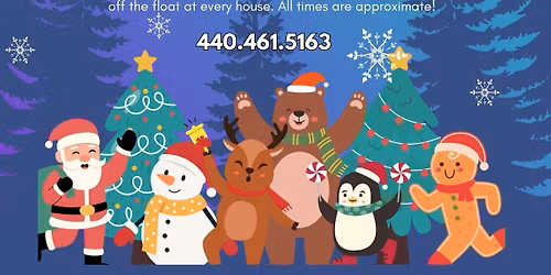 Santa Float Through Mayfield Village