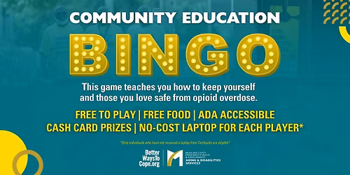 Community Education BINGO