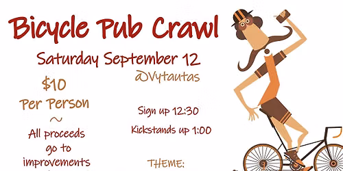 Bicycle Pub Crawl for Vytautas