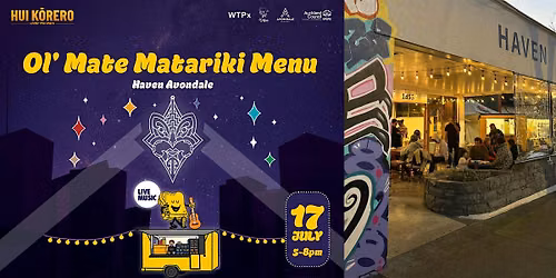 Ol' Mate Matariki Menu