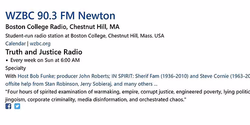 Truth and Justice Radio