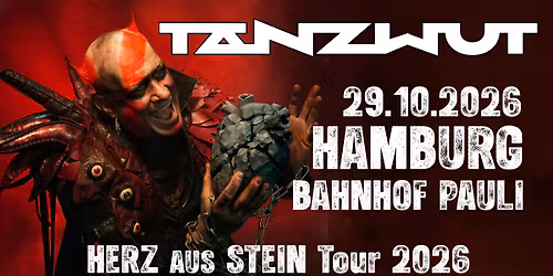 Tanzwut - Herz aus Stein Tour 2026 Hamburg