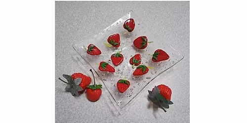 Strawberry Dish - Fused Glass Workshop