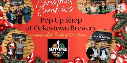 Holiday Ceramics at Oakestown Brewery 