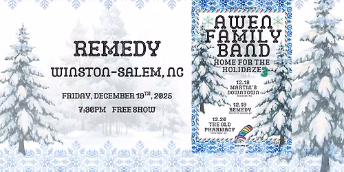 Awen Family Band LIVE at The Remedy (HFTH 3) 