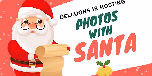 Photos with Santa at Delloons Boutique