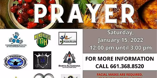 Fundraiser for Meal n Prayer Series:  Help us Help those in need
