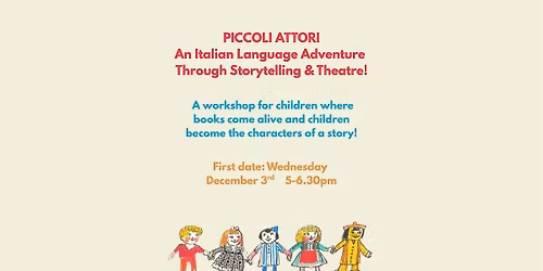 PICCOLI ATTORI - workshop for kids (ages 5-8)