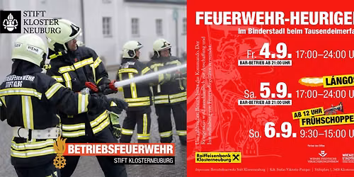 Feuerwehr-Heuriger der Betriebsfeuerwehr Stift Klosterneuburg
