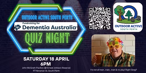 Outdoor Active South Perth QUIZ NIGHT for Dementia Australia