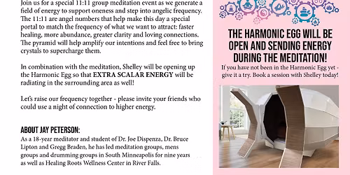 11:11 Pyramid Meditation in Hudson with Harmonic Egg Sound Healing