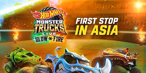 Hotwheels Monster Trucks Live Glow & Fire