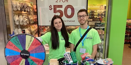 Crocs Spin-the-Wheel Event