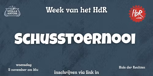 Schusstoernooi - Week van het HdR