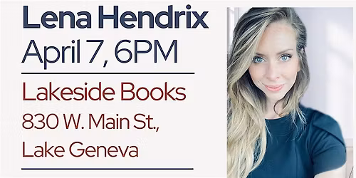 Lena Hendrix at Lakeside Books