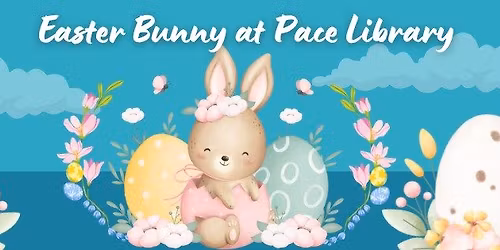 Easter Bunny at Pace Library