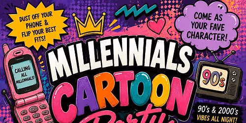 Millennials Cartoon Party