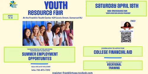 Franklin Township Youth Center Resource Fair
