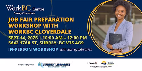 Job Fair Preparation Workshop with Surrey Libraries | Surrey Cloverdale