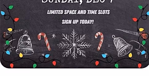 Holiday Chalk Wall Contest