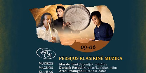 Tradicin\u0117 Persijos muzika | M. Tani, D. Rasouli, A. Emamgholi
