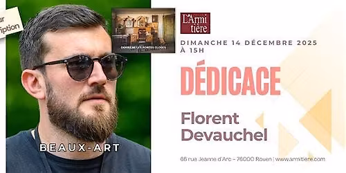 D\u00e9dicace avec Florent Devauchel