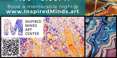 Acrylic Pour Painting Night