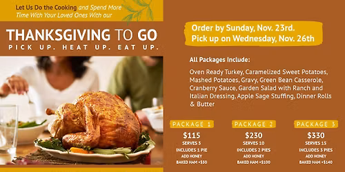 Thanksgiving To Go
