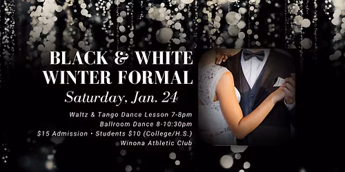 Black & White Winter Formal