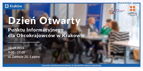 Dzie\u0144 Otwarty Punktu Informacyjnego dla Obcokrajowc\u00f3w | Open Day Information Point for Foreigners